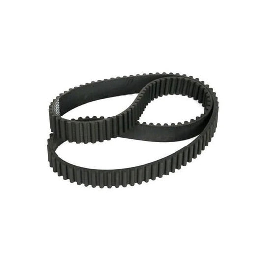 Cinghia dentata 371 Dente curvo 6 mm di larghezza mm - Neoprene rivestito in nylon metrico con cavi in ​​fibra di vetro - Nero - Passo curvo lineare GT 2 mm - MBA (confezione da 1)