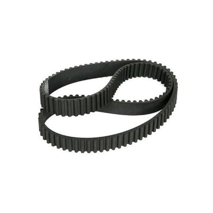 Cinghia dentata 197 denti larga 9 mm - Neoprene rivestito in nylon metrico con cavi in ​​fibra di vetro - Nero - Passo curvo lineare HTD 5 mm - MBA (confezione da 1)