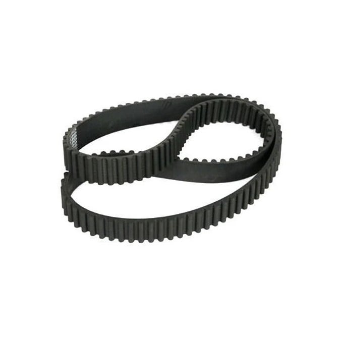 Cinghia dentata 227 denti larga 6 mm - Neoprene rivestito in nylon metrico con cavi in ​​fibra di vetro - Nero - Passo curvo lineare HTD 3 mm - MBA (confezione da 1)