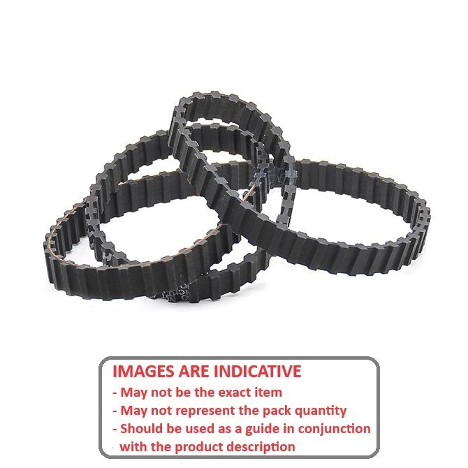 1203793 | BD-H-0155-0381-NFB (Each) --- Inch Timing Belts - 155 tooth - 1968.5 mm - 38.1 12.700mm Pitch H - Nylon Covered Neoprene Rubber with Fibreglass Belt