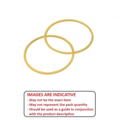 1040273 | MBN2-200 (Each) --- Round Seamless Urethane Belts - 2x200x15 mm - Polyurethane Belt