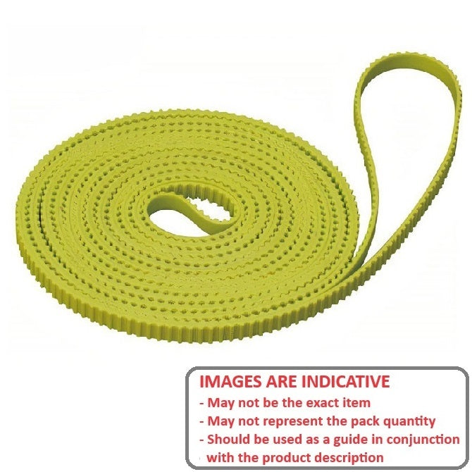 1219488 | B-40D-0324-0064-PPY (Each) --- Inch Timing Belts - 324 tooth - 671.652x6.4 mm 2.073mm Pitch 40DP - Polyurethane with Polyester Cords Belt
