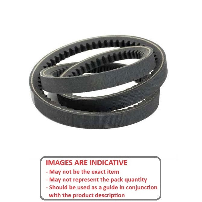 1227947 | BV16-01854-5VX730 (Each) --- Wedge Belts - 1854.2 mm - - - 15.9 x 13.5mm Notched 5VX - Natural Rubber - Fabric Jacket Belt