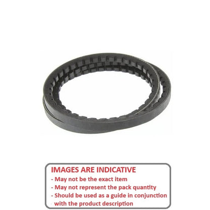 1225348 | BV12-00813-AX32 (Each) --- Vee Belts - 812.8 mm - - - 12.7 x 7.9mm Notched AX - Natural Rubber - Raw Edge Belt