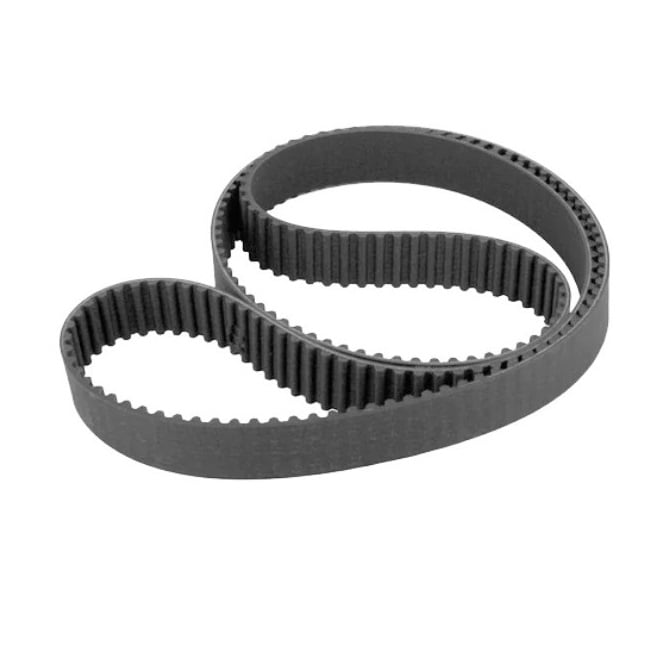 Cinghia dentata 140 denti curvi 15 mm di larghezza mm - Neoprene rivestito in nylon metrico con cavi in ​​fibra di vetro - Nero - Passo curvo lineare GT 3 mm - MBA (confezione da 1)