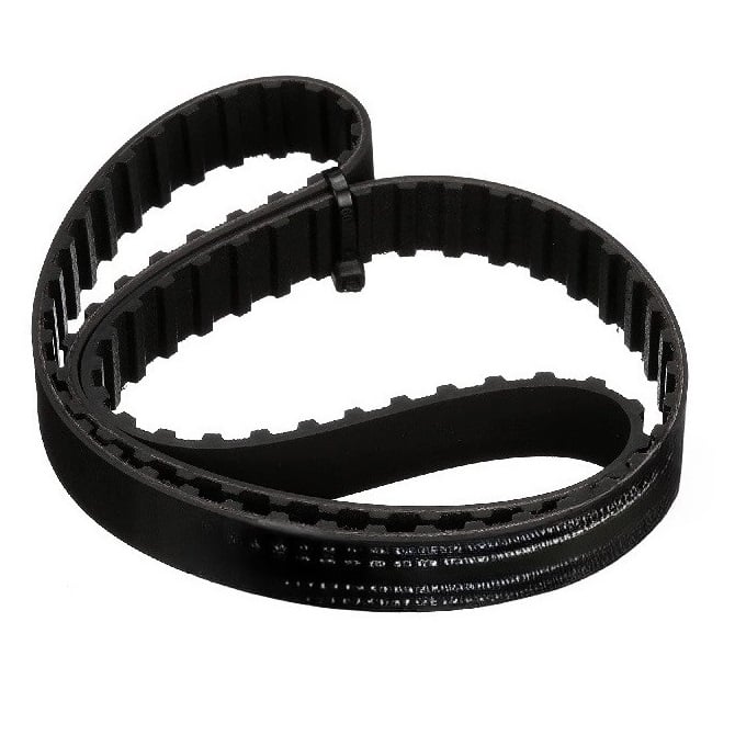 Cinghie da 95 denti larghe 25,4 mm - Neoprene rivestito in nylon imperiale con corde in fibra di vetro - Nero - Passo trapezoidale serie H da 12,7 mm (1/2 pollice) - MBA (confezione da 1)