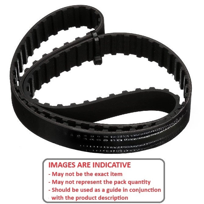1199813 | B-L9-0132-0381-NFB (PK-4) --- Inch Timing Belts - 132 tooth - 1257.3x38.1 mm 9.525mm Pitch L - Nylon Covered Neoprene with Fibreglass Cords Belt