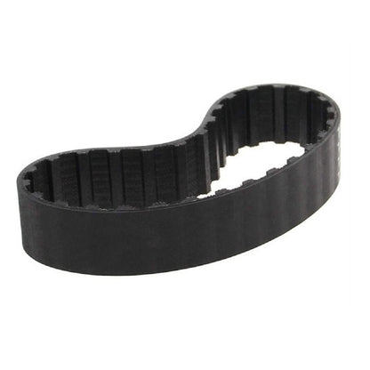 Cinghia dentata 85 denti larga 9,5 mm - Neoprene rivestito in nylon imperiale con cavi in ​​fibra di vetro - Nero - Passo trapezoidale XL da 5,08 mm (1/5 pollici) - MBA (confezione da 1)