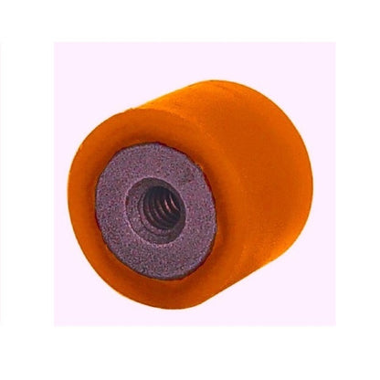 Cylindrical Female Thread Bumpers - 25.4x25.4 mm - 1/4-20 UNC -6.35mm- - Polyurethane