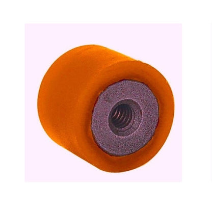 1143470 | AU-811RS (Each) --- Cylindrical Female Thread Bumpers - 31.75x25.4 mm - 1/4-20 UNC - 6.35mm - - Polyurethane Bumper