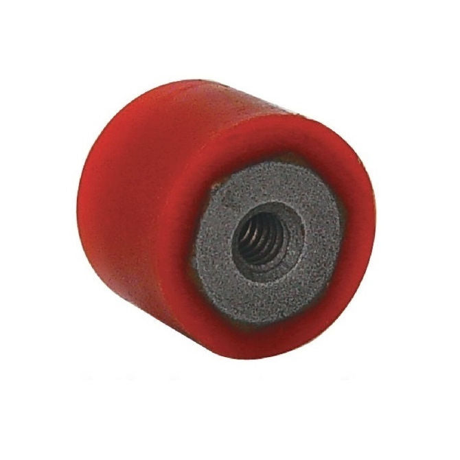 1134537 | AU-960RS (PK-6) --- Cylindrical Female Thread Bumpers - 25.4x25.4 mm - 1/4-20 UNC - 6.35mm - - Polyurethane Bumper