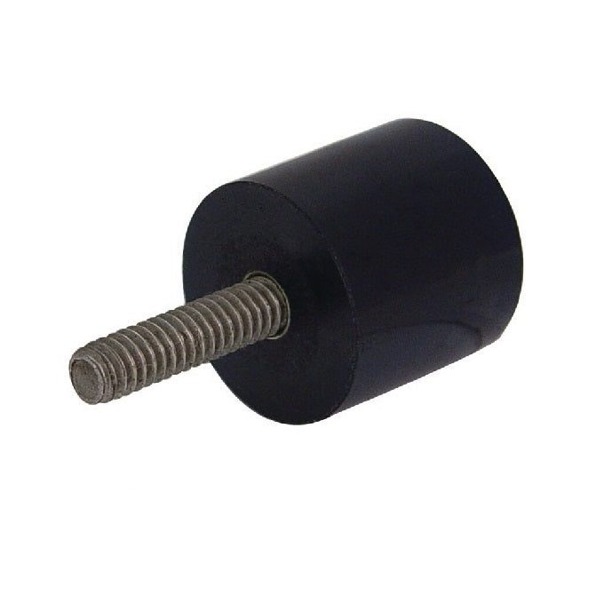 Cylindrical Male Thread Bumpers - 25.4x25.4 mm - 1/4-20 UNC -6.35mm- - Polyurethane