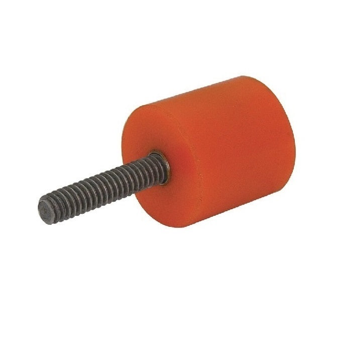 Cylindrical Male Thread Bumpers - 50.8x31.75 mm - 3/8-16 UNC -9.53mm- - Polyurethane