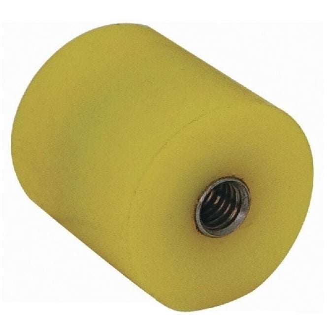 1151265 | AU-412RS (Each) --- Cylindrical Female Thread Bumpers - 38.1x31.75 mm - 3/8-16 UNC - 9.53mm - - Polyurethane Bumper