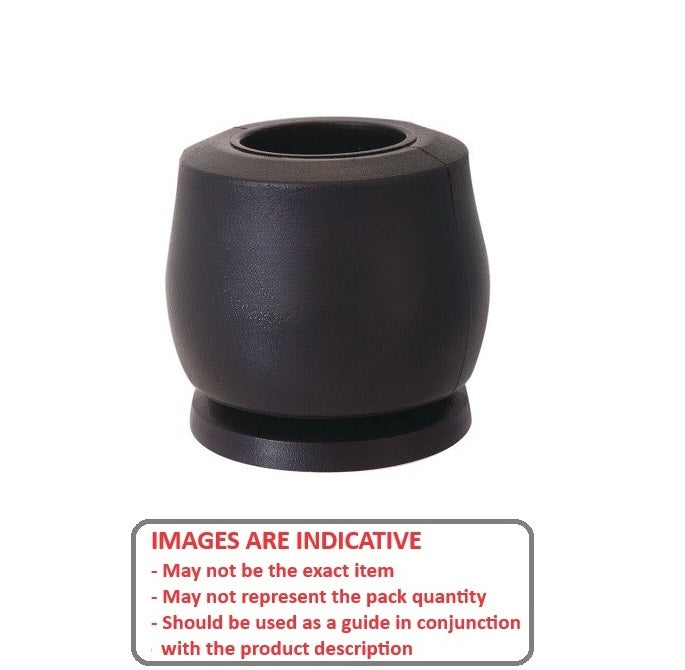 1236012 | GBA-6RS (Each) --- Elastomer Bumpers - 12500 N - 37.8x43.2 mm Axial - Elastomer Bumper