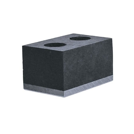 Pare-chocs 38,1 x 25,4 x 19,05 mm - Rectangulaire Plaqué Acier - MBA (Pack de 1)