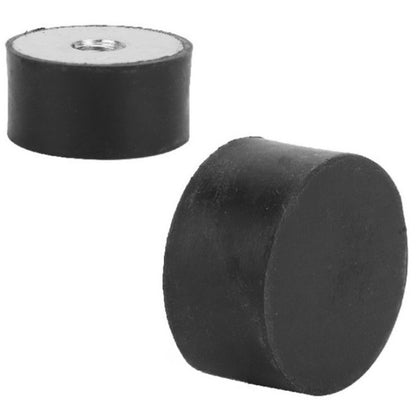 Buffer Mounts - 75x50 mm - M12x1.75 - Natural Rubber