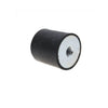 Bobbin Mounts - 30x25 mm - M8x1.25 - Natural Rubber