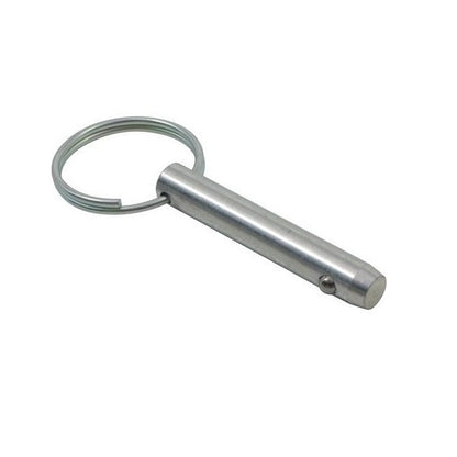 Goupille de verrouillage à bille 12,7 x 63,50 mm en acier inoxydable de qualité 303 – Style porte-clés – MBA (lot de 1)