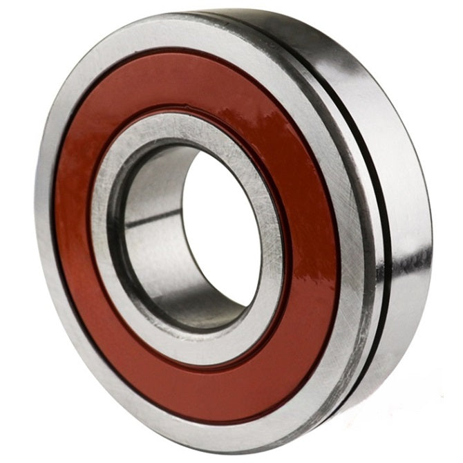 Single Row Ball Bearings - 10x26x8 mm with Snap Ring - Chrome Steel SAE 52100 Bearing
