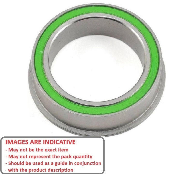1080602 | FMR148A-2RG-ECO (Each) --- Single Row Ball Bearings - 8x14x4 mm Flanged - Chrome Steel SAE 52100 Bearing