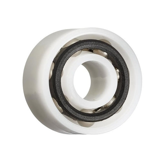 Plastic Bearings - 12x32x15.9 mm - Acetal with Stainless 316 Balls