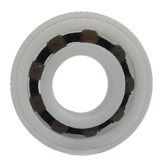 Plastic Bearings - 25.4x50.8x12.7 mm / 53.975 mm - Acetal with Glass Balls
