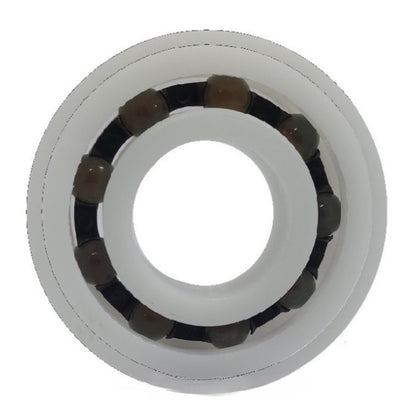 Plastic Bearings - 9.525x22.225x7.142 mm / 24.613 mm - Acetal with Glass Balls
