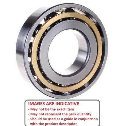 1166077 | 7311B (Each) --- Angular Contact Bearings - 55x120x29 mm Single Row Ball - Chrome Steel SAE 52100 Bearing