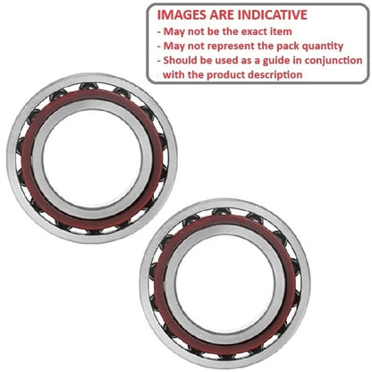 Cuscinetto a sfere 12 x 32 x 10 mm - Contatto angolare in acciaio cromato ad alta precisione - P4 - Aperto - Fermo ad alta velocità - MBA (confezione da 1)