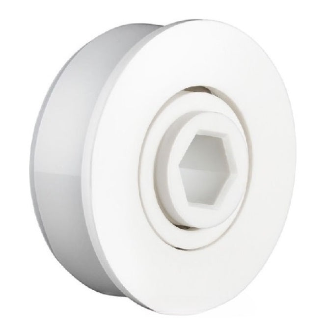 Conveyor Bearings - 11.11x57.4x17.78 mm / 23.62 mm - Polypropylene Races with Stainless Steel 316 Balls