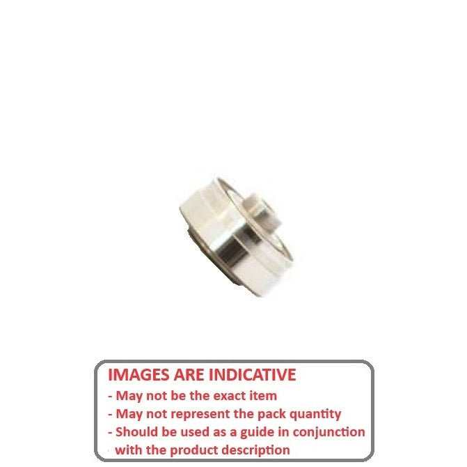 Roulement pour applications dentaires 3,175 x 6,35 - 5,979 x 3,2 mm - Bille en acier inoxydable de qualité 440C avec cage en polyamide - Abec 7 - Applications dentaires - OD étagé - Retenue en polyamide haute vitesse - MBA (lot de 1)