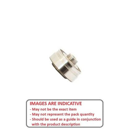 Roulement pour applications dentaires 3,175 x 6,35 - 5,979 x 3,2 mm - Bille en acier inoxydable de qualité 440C avec cage en polyamide - Abec 7 - Applications dentaires - OD étagé - Retenue en polyamide haute vitesse - MBA (lot de 1)