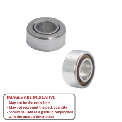 1046511 | SR144A-D27-CSN-ZE-TO (Each) --- Dental Applications Bearings - 3.175x6.35x2.778 mm