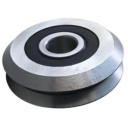 1041776 | SMR30.734-9.525-YY-VP-5.588 --- Plain Guide Wheels Dual Vee - 2 x 30.734 mm x 11.113 mm