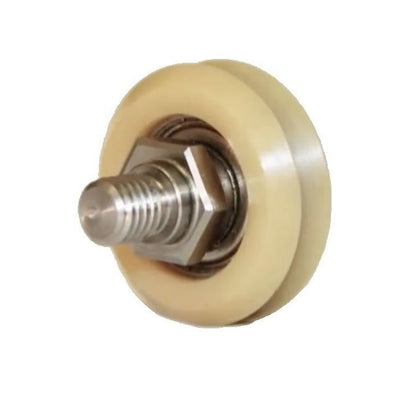 1000039 | DVWS0-POL (Each) --- Studded Guide Wheels Dual Vee - Size Reference 0 - 14.8x6.35 mm - Polymer Guide Wheel