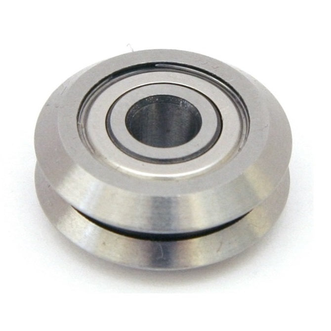 1048061 | MR45.720-12-ZZ-VP-8.128 (10 Pcs) --- Plain Guide Wheels Dual Vee - 3 x 45.72 mm x 15.875 mm