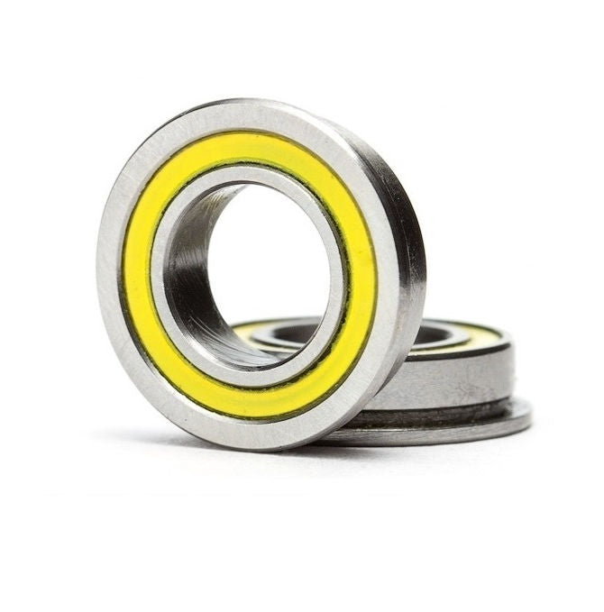 1044512 | SFMR63A-CSN-2RY-ECO (Each) --- Single Row Ball Bearings - 3x6x2.5 mm Flanged - Stainless Steel AISI 440C - Ceramic Si3N4 Balls Bearing