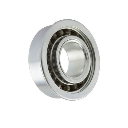 Single Row Ball Bearings - 6.35x12.7x3.175 mm / 3.969 mm Flanged - Stainless Steel AISI 440C Bearing