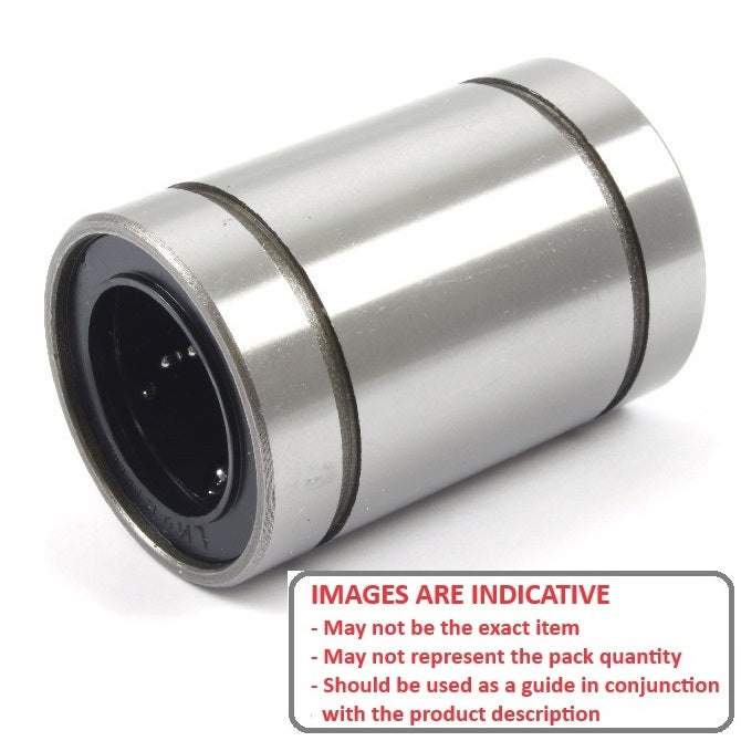 1060511 | LCB-0050-010-015 (Each) --- Ball Bearings Linear - 5x10x15 mm Standard Closed - Chrome Steel Bearing