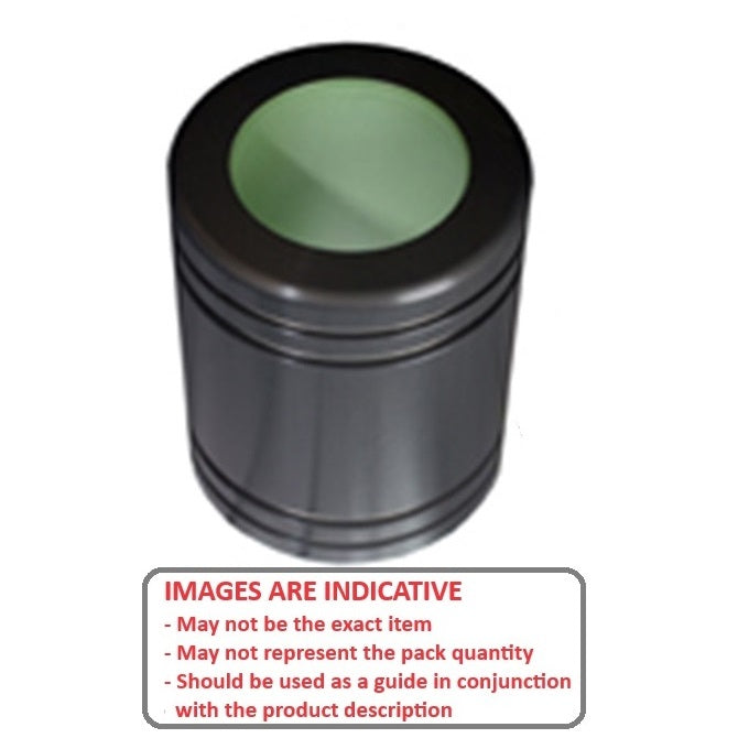 1122508 | LCP-0191-032-041-CC (Each) --- Sliding Bearings Linear - 19.07x31.75x41.28 mm - Ceramic Coated Steel Bearing