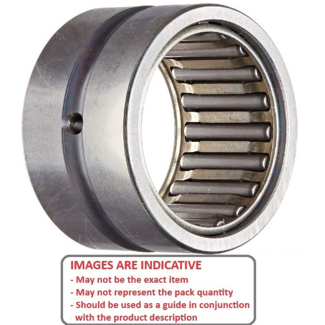 1142521 | NM-0300-0420-0300-O (Each) --- Needle Roller without Inner Ring Bearings - 30x42x30 mm / 6550 Kgf Machined - Chrome Steel Bearing