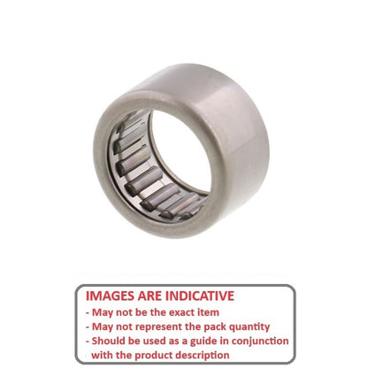 1117311 | NSO-0175-0222-0222-ST-2RS (Each) --- Needle Roller without Inner Ring Bearings - 17.46x22.22x22.22 mm / 1135 Kgf Shell Type - Chrome Steel Bearing