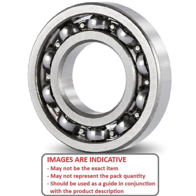 1053143 | S624-MC34-GR5-R-L23 (PK-40) --- Single Row Ball Bearings - 4x13x5 mm Unflanged - Stainless Steel AISI 440C - Ribbon Retainer Low Torque Bearing