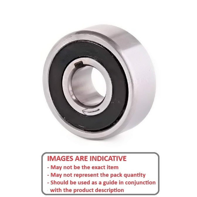 1116269 | OW-0170-0400-0170-2RS-K (Each) --- One Way Bearings - 17x40x17 mm Sprag - Chrome Steel Bearing