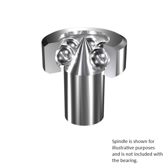 Pivot Bearings - 3.13x10x3.5 mm / 0.2 mm - Chrome Steel