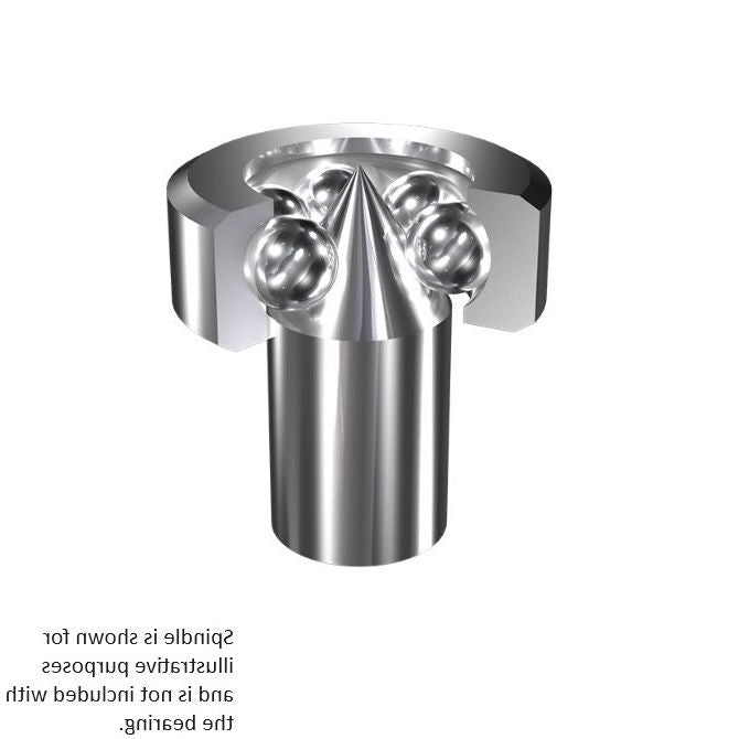 1047022 | BCF9 (Each) --- Pivot Bearings - 3.13x9x4 mm / 0.2 mm Without Inner Ring - Chrome Steel Bearing