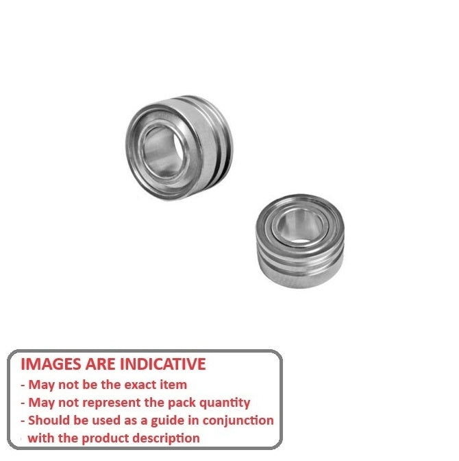 1081414 | S687J-D55-ZZS-T9H (Each) --- Dental Applications Bearings - 7x14x7.5 mm - Stainless Steel with Polyamide Cage Replacement