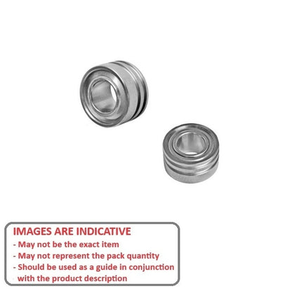 1081414 | S687J-D55-ZZS-T9H (Each) --- Dental Applications Bearings - 7x14x7.5 mm - Stainless Steel with Polyamide Cage Replacement
