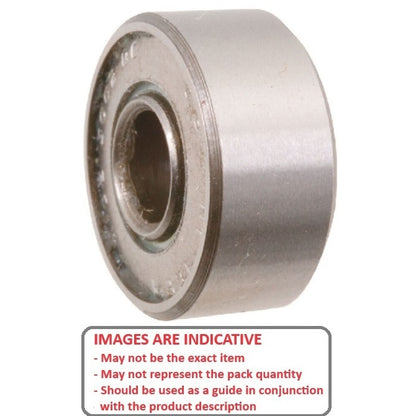 1121684 | R12D-ZZ-SG (Each) --- Single Row Ball Bearings - 19.05x41.275x12.7 mm Unflanged - Chrome Steel Bearing